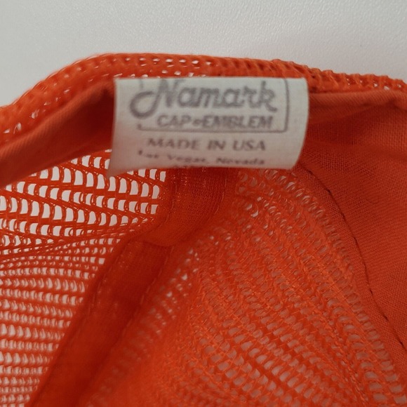 VTG Rock it Trucking Logo Patch Dump Truck Snapback Hat Trucker Cap Kentucky USA - Picture 9 of 10